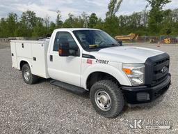 (Verona, KY) 2015 Ford F250 4x4 Service Truck Runs & Moves) (Rust Damage