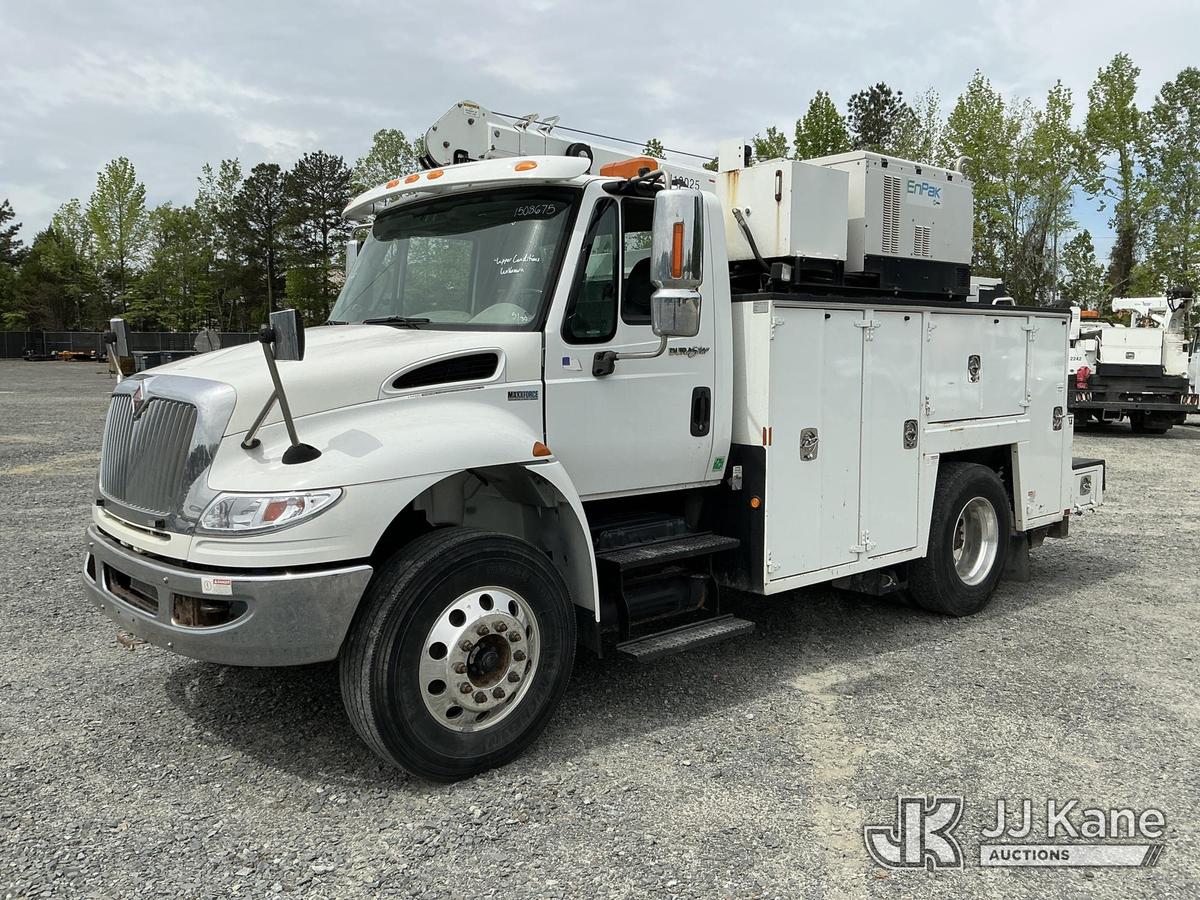 (China Grove, NC) 2014 International 4400 Mechanics Truck Runs & Moves) (Crane Not Operating, Compre