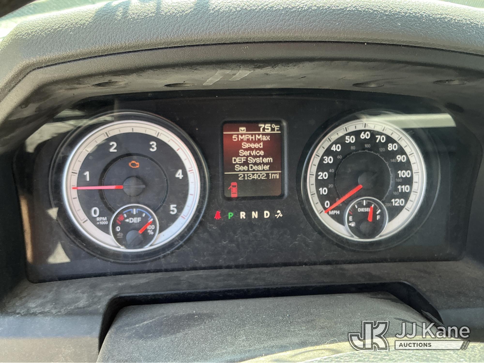 (China Grove, NC) 2014 RAM 5500 4x4 Crew-Cab Service Truck Runs & Moves) (Check Engine Light On, DEF