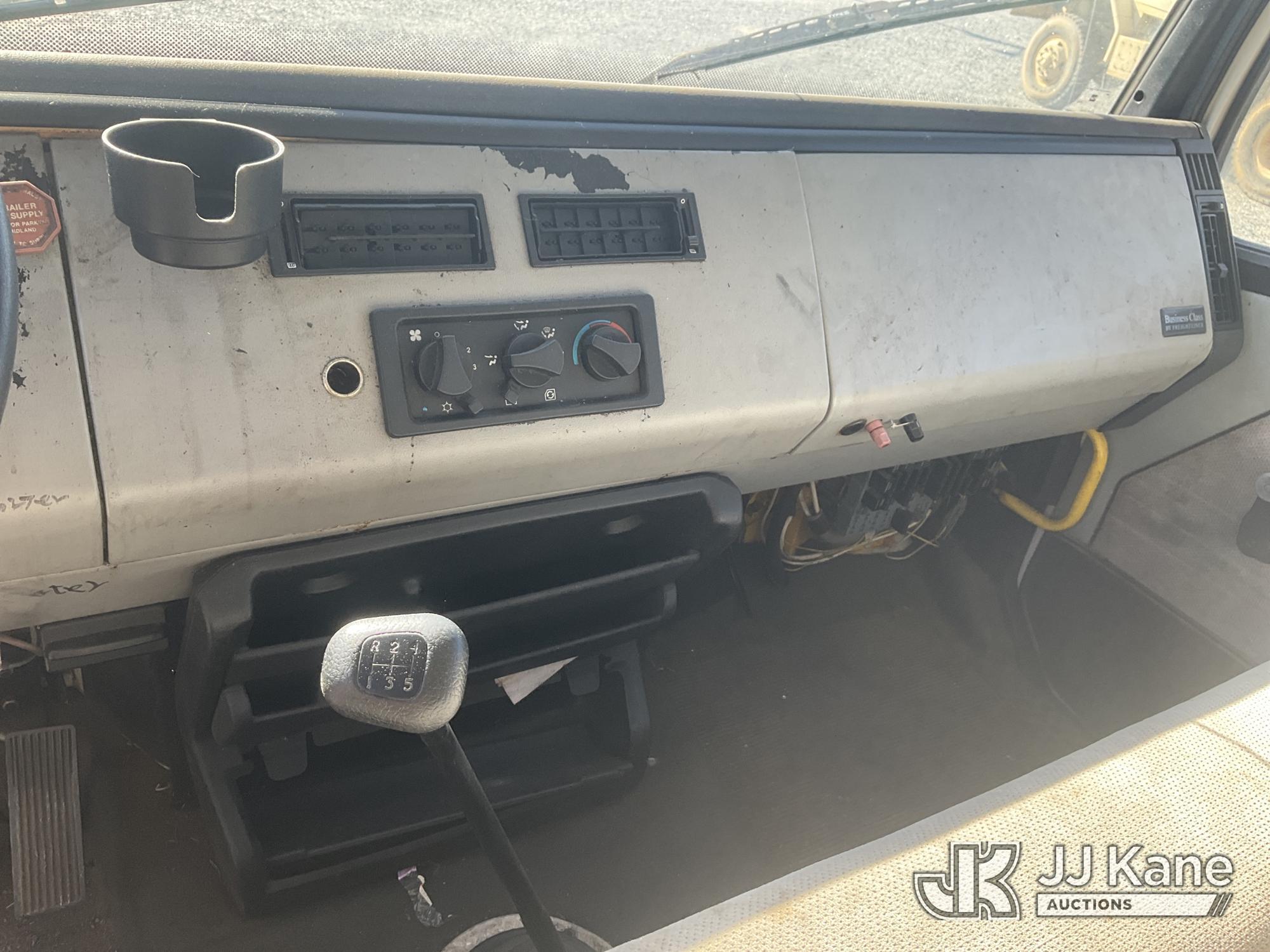 (China Grove, NC) 1996 Freightliner FL60 Van Body Truck Not Running, Condition Unknown, Cracked Wind
