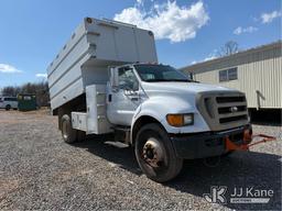 (Kodak, TN) 2008 Ford F750 Chipper Dump Truck Runs, Moves, Dump Operates, Body Damage