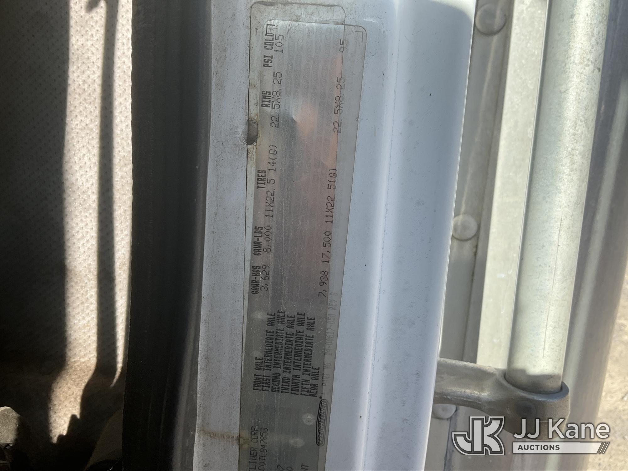 (China Grove, NC) 1996 Freightliner FL60 Van Body Truck Not Running, Condition Unknown, Cracked Wind
