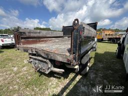 (Tampa, FL) 2014 Ford F450 Dump Truck Not Running, Condition Unknown, Cranks, Body Damage, Has Power