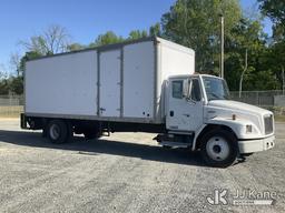 (China Grove, NC) 1996 Freightliner FL60 Van Body Truck Not Running, Condition Unknown, Cracked Wind