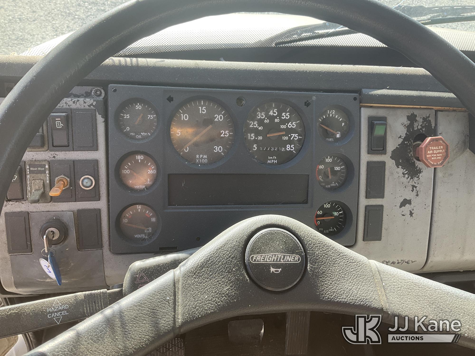 (China Grove, NC) 1996 Freightliner FL60 Van Body Truck Not Running, Condition Unknown, Cracked Wind