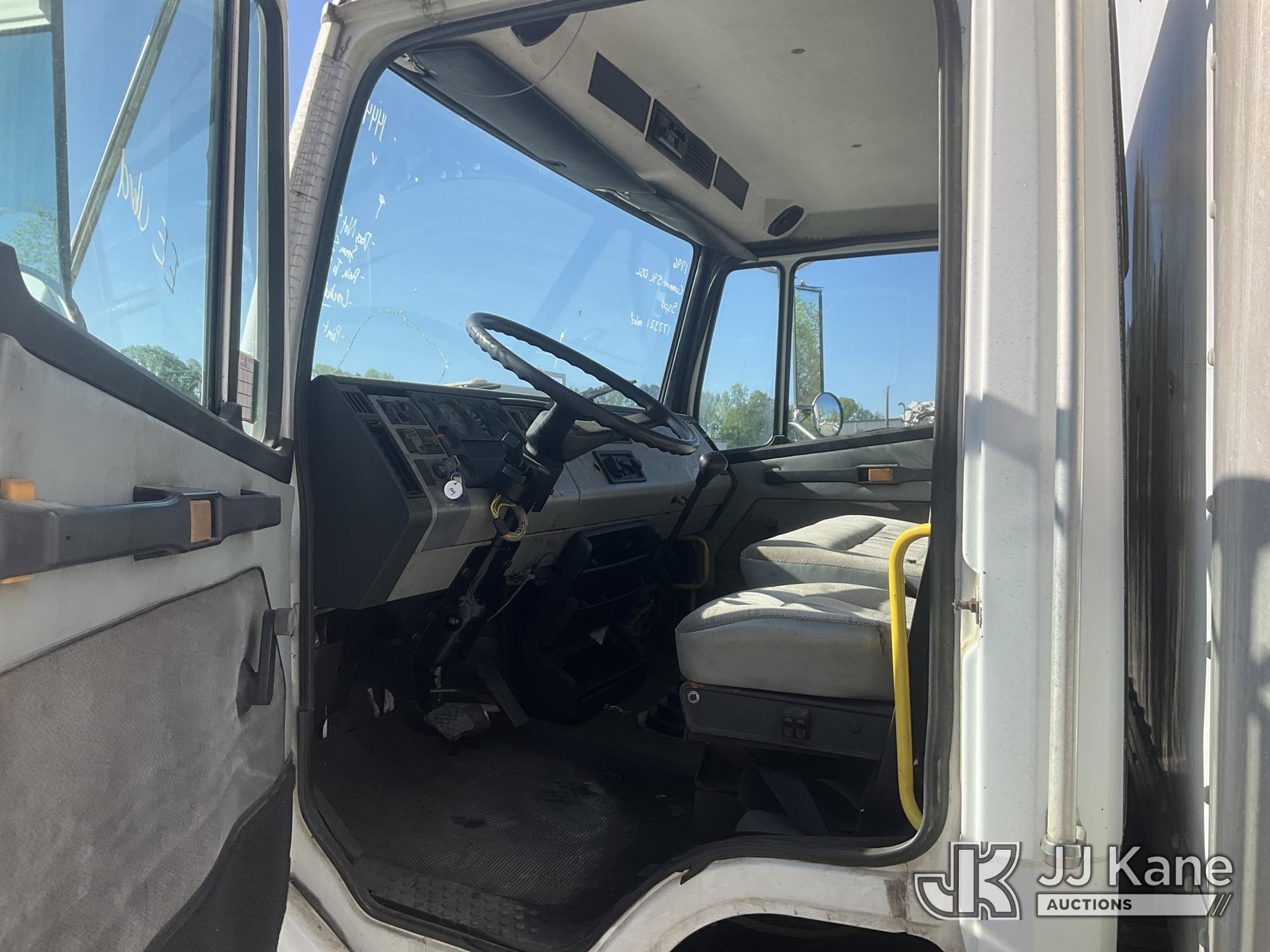 (China Grove, NC) 1996 Freightliner FL60 Van Body Truck Not Running, Condition Unknown, Cracked Wind