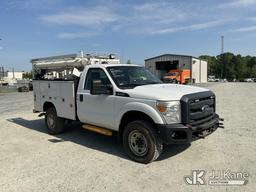 (China Grove, NC) 2015 Ford F350 4x4 Service Truck Runs & Moves) (Jump To Start