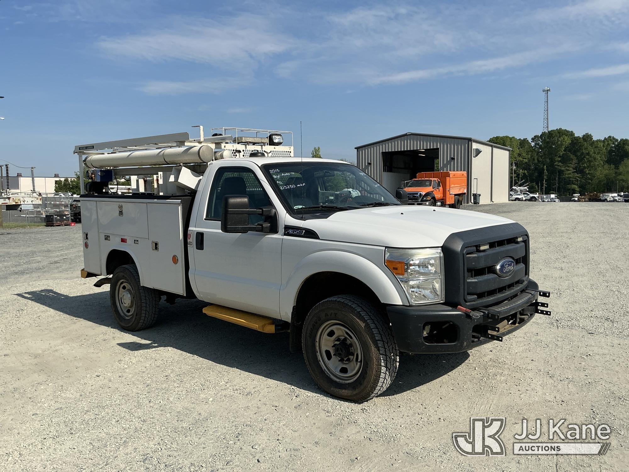 (China Grove, NC) 2015 Ford F350 4x4 Service Truck Runs & Moves) (Jump To Start