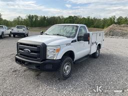 (Verona, KY) 2015 Ford F250 4x4 Service Truck Runs & Moves) (Rust Damage