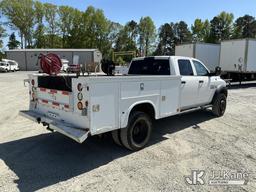 (China Grove, NC) 2014 RAM 5500 4x4 Crew-Cab Service Truck Runs & Moves) (Check Engine Light On, DEF