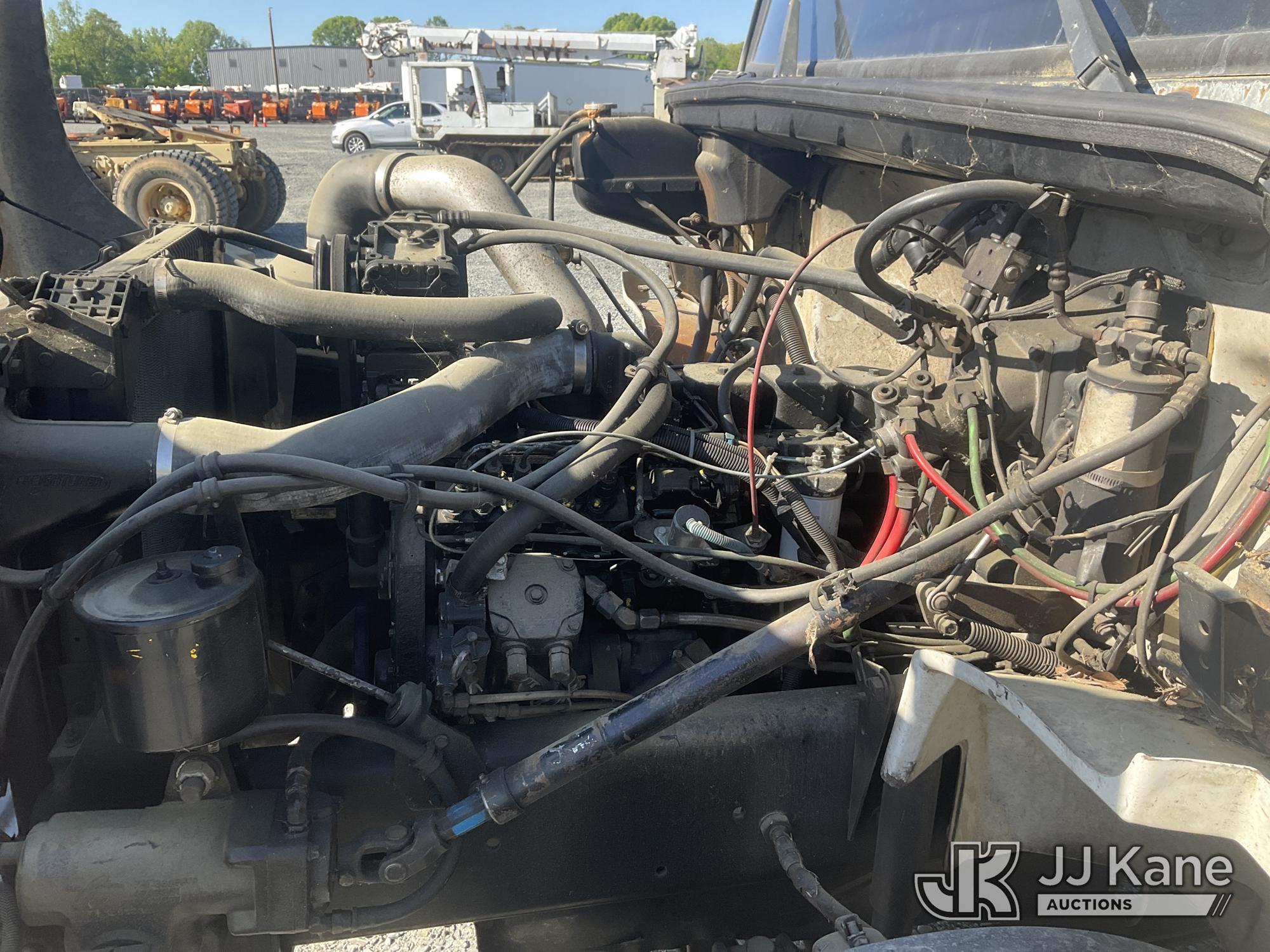 (China Grove, NC) 1996 Freightliner FL60 Van Body Truck Not Running, Condition Unknown, Cracked Wind