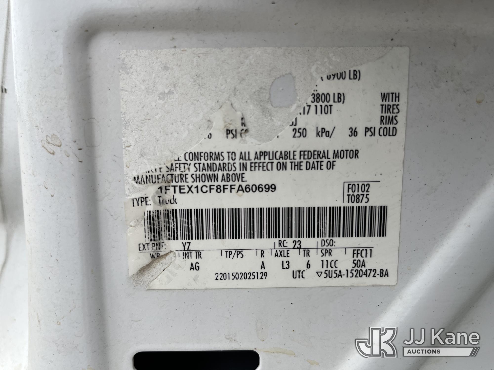 (Jackson, TN) 2015 Ford F150 Extended-Cab Pickup Truck, Municipal Owned Runs & Moves) (Check Engine