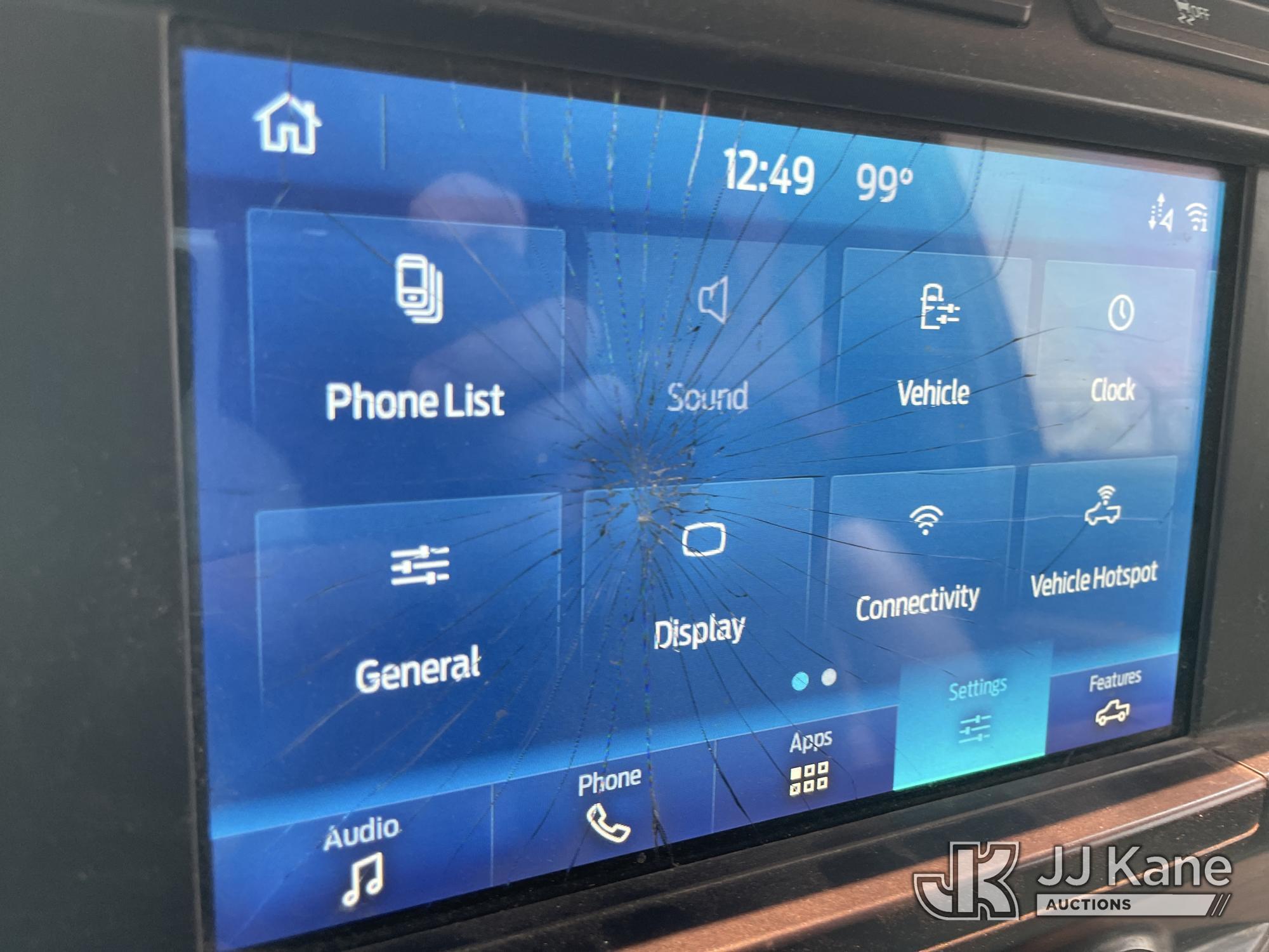 (Odessa, TX) 2021 Ford F150 4x4 Crew-Cab Pickup Truck Runs & Moves) (Starts, Infotainment Screen Is