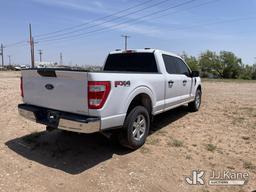 (Odessa, TX) 2021 Ford F150 4x4 Crew-Cab Pickup Truck Runs & Moves) (Starts, Infotainment Screen Is