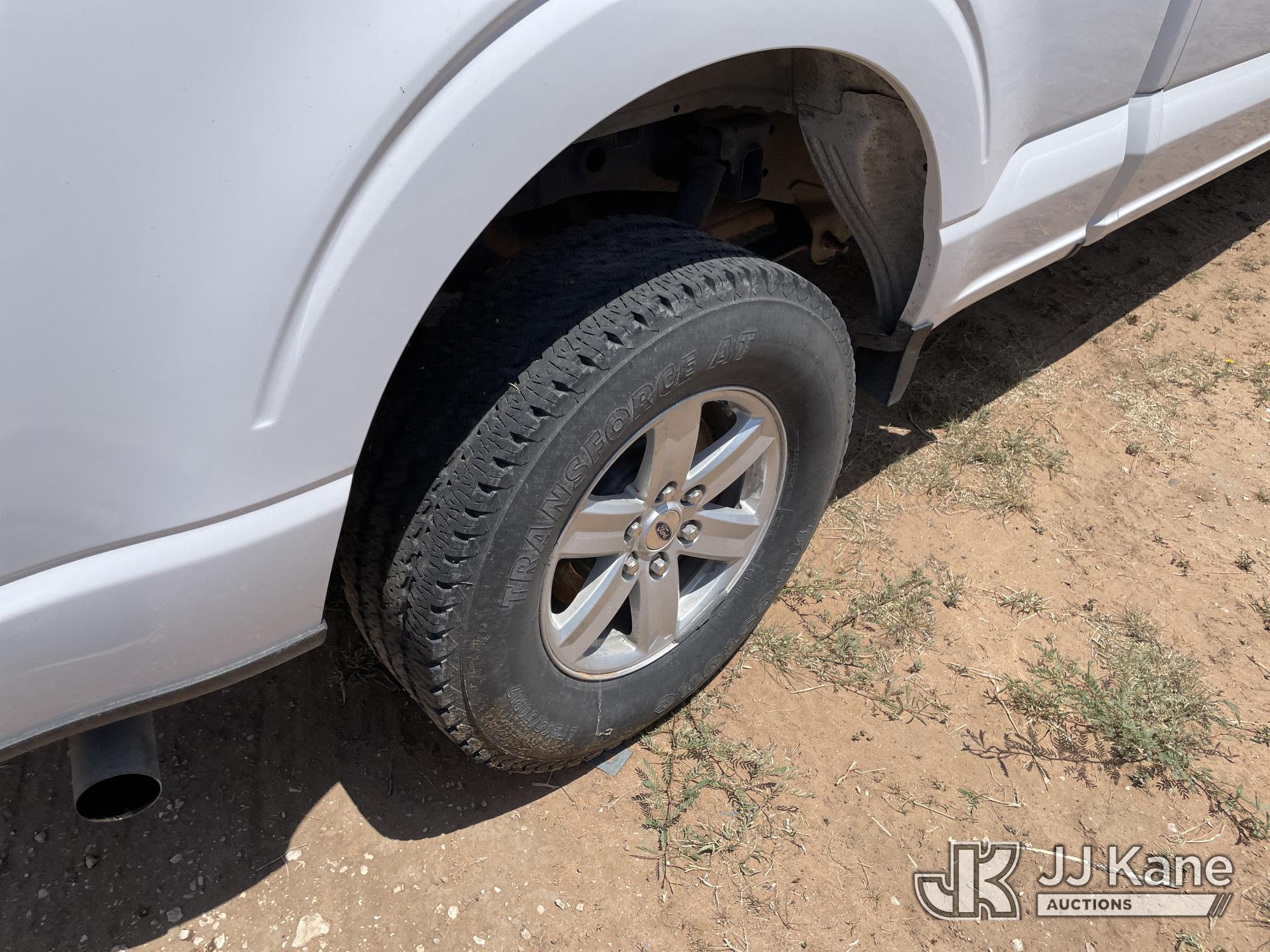 (Odessa, TX) 2021 Ford F150 4x4 Crew-Cab Pickup Truck Runs & Moves) (Starts, Infotainment Screen Is