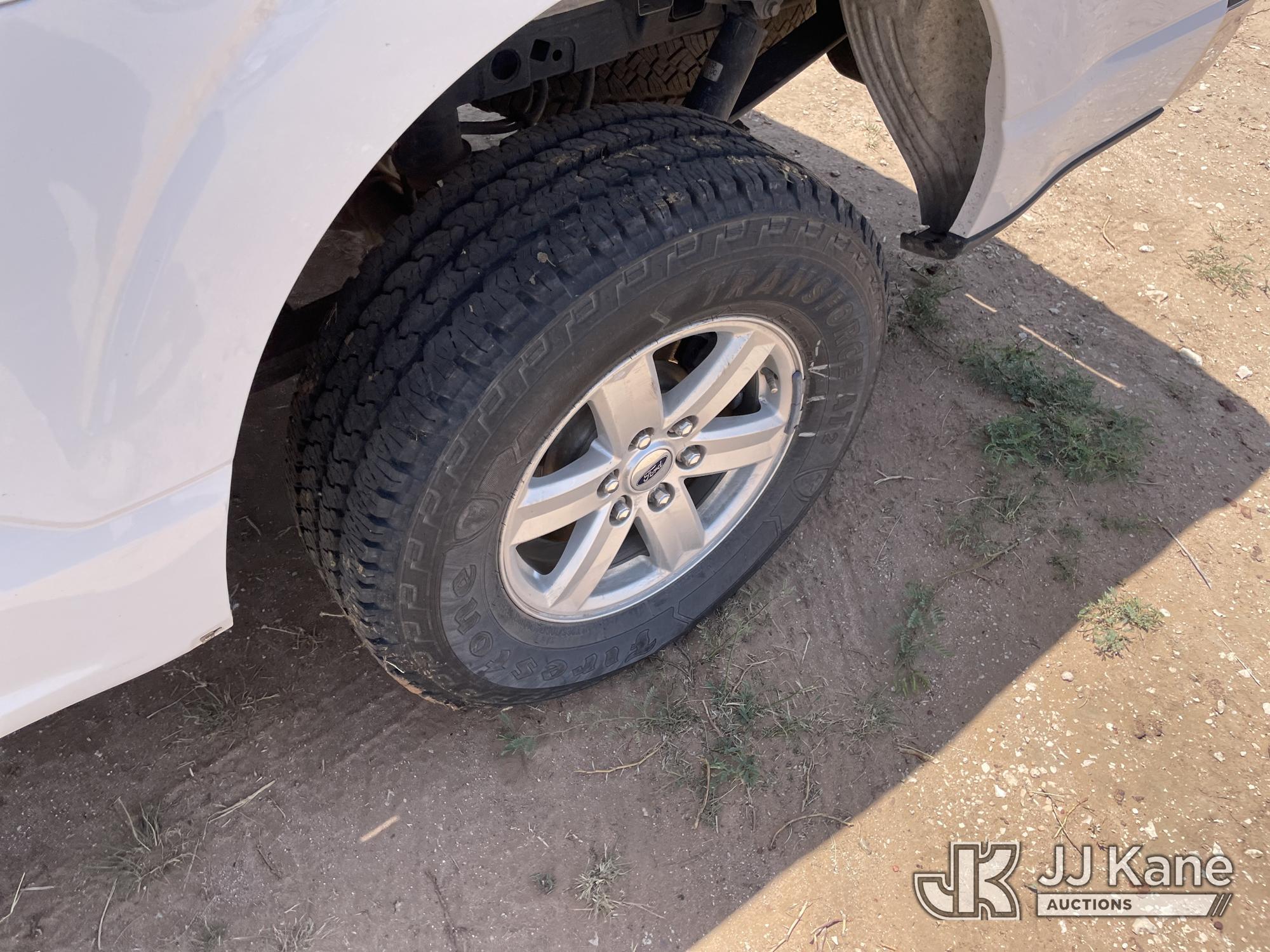(Odessa, TX) 2021 Ford F150 4x4 Crew-Cab Pickup Truck Runs & Moves) (Starts, Infotainment Screen Is