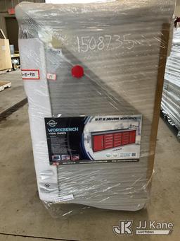(South Beloit, IL) 2025 10ft Workbench with 15 Drawers & 2 Cabinets (new/unused) NOTE: This unit is