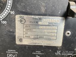 (South Beloit, IL) Miller Dialarc-HF Welder, Miller DIALARC HF, Constant Current AC/DC Arc Welding P