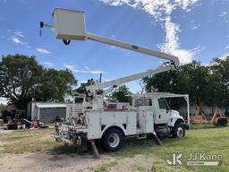 (Killeen, TX) HiRanger 5TC-55, Material Handling Bucket Truck rear mounted on 2006 International 730
