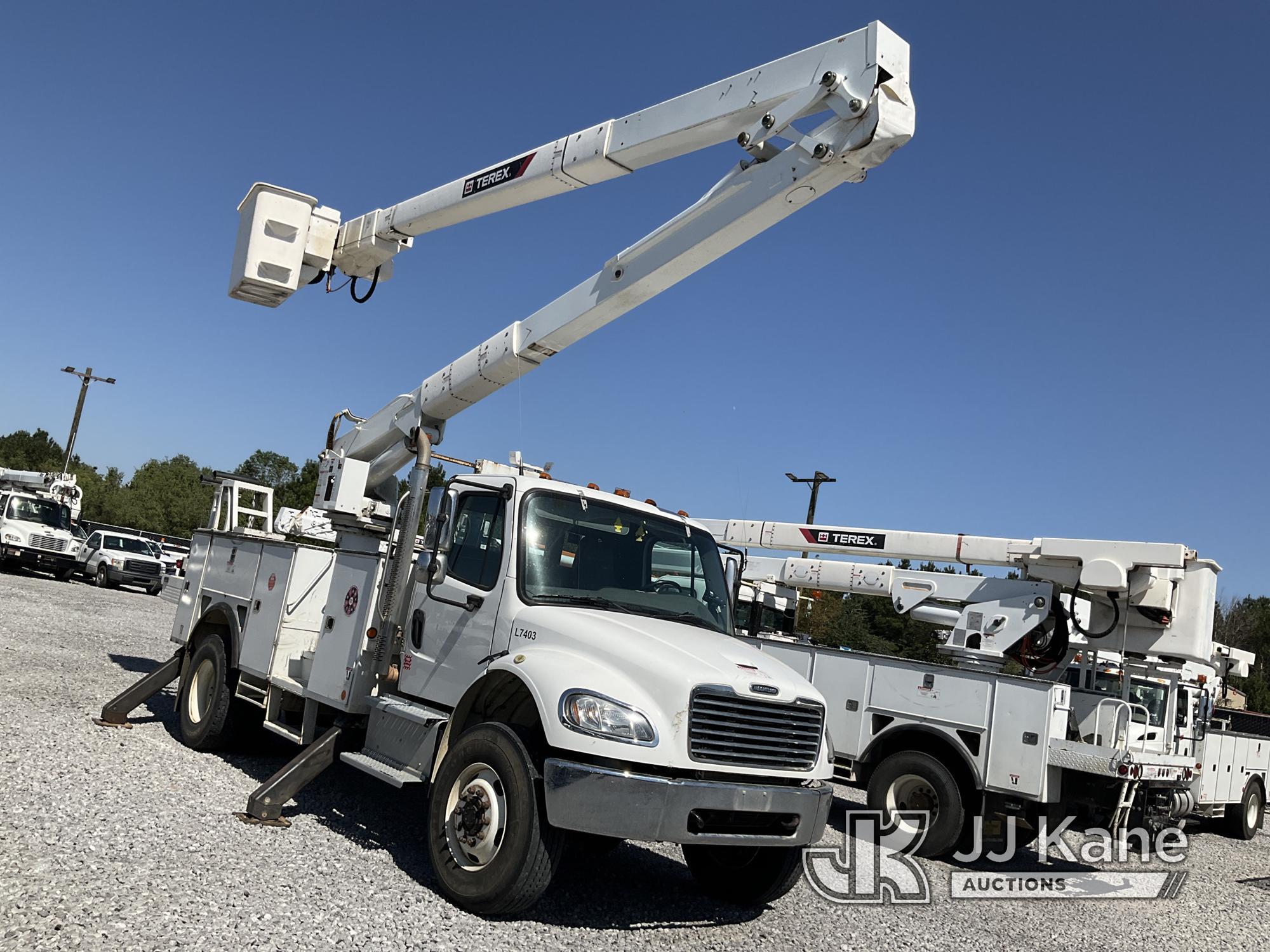(Covington, LA) HiRanger TC55, Material Handling Bucket Truck rear mounted on 2019 Freightliner M2 1
