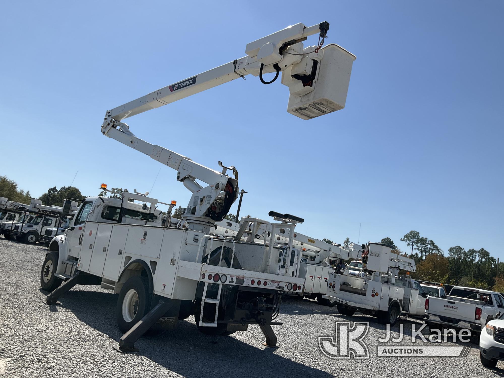 (Covington, LA) HiRanger TC55, Material Handling Bucket Truck rear mounted on 2019 Freightliner M2 1