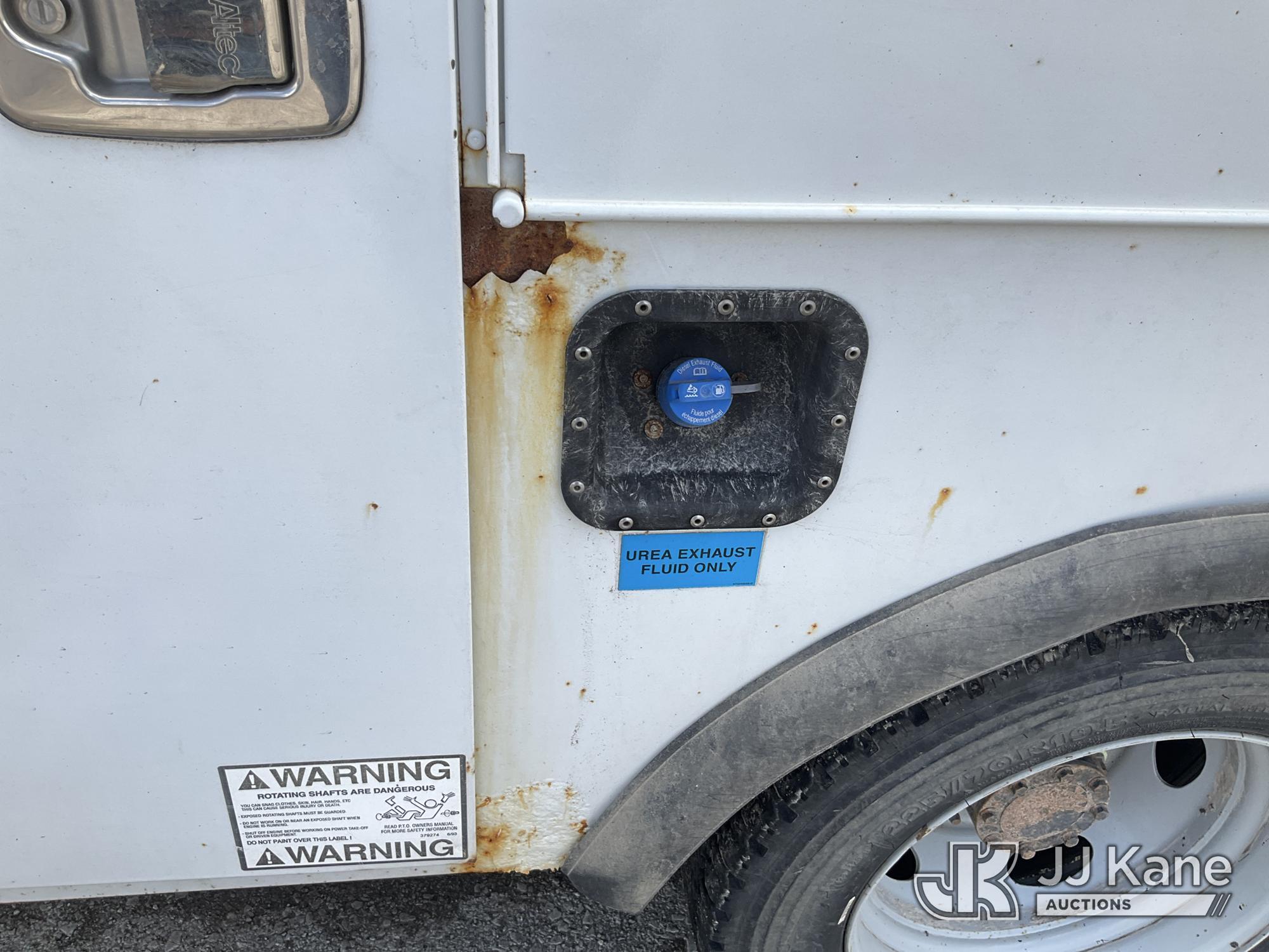 (Kansas City, MO) Altec AT37G, Articulating & Telescopic Bucket Truck mounted behind cab on 2015 For
