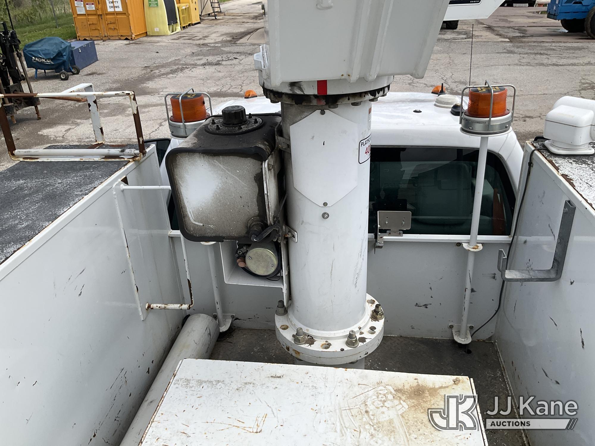 (Kansas City, MO) Altec AT37G, Articulating & Telescopic Bucket Truck mounted behind cab on 2015 For