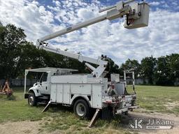 (Killeen, TX) HiRanger 5TC-55, Material Handling Bucket Truck rear mounted on 2006 International 730