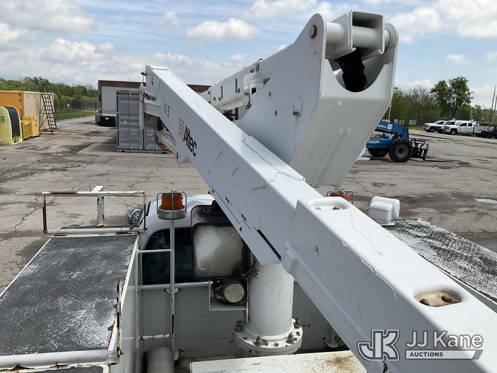 (Kansas City, MO) Altec AT37G, Articulating & Telescopic Bucket Truck mounted behind cab on 2015 For