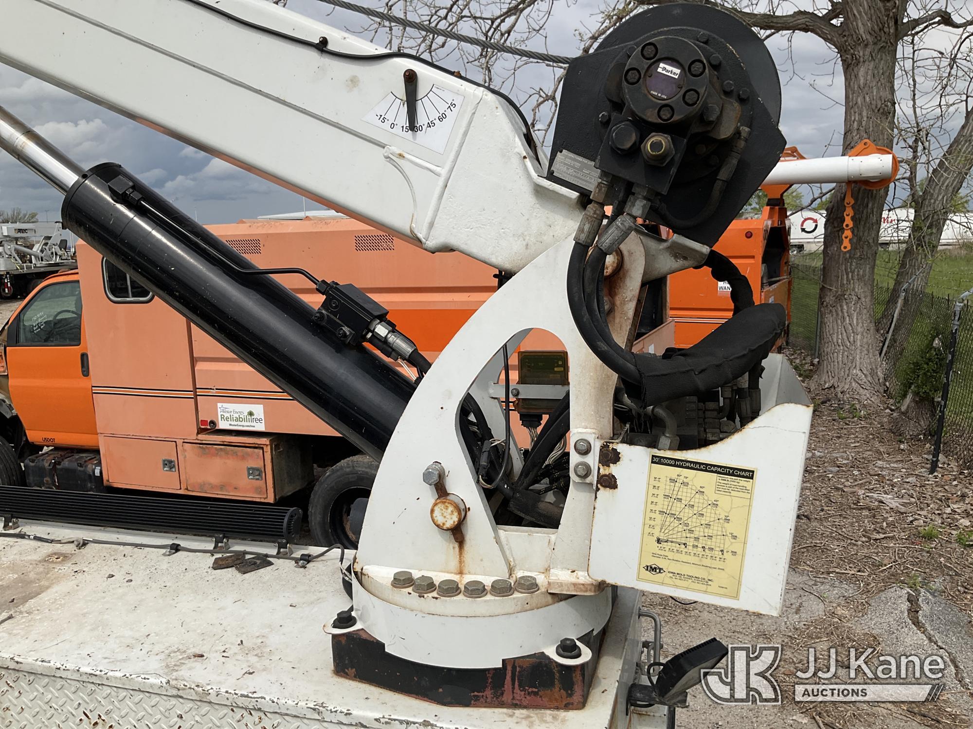 (Kansas City, MO) 2017 PETERBILT 337 Mechanics Service Truck Runs, Crane Operates) (Does Not Move, J