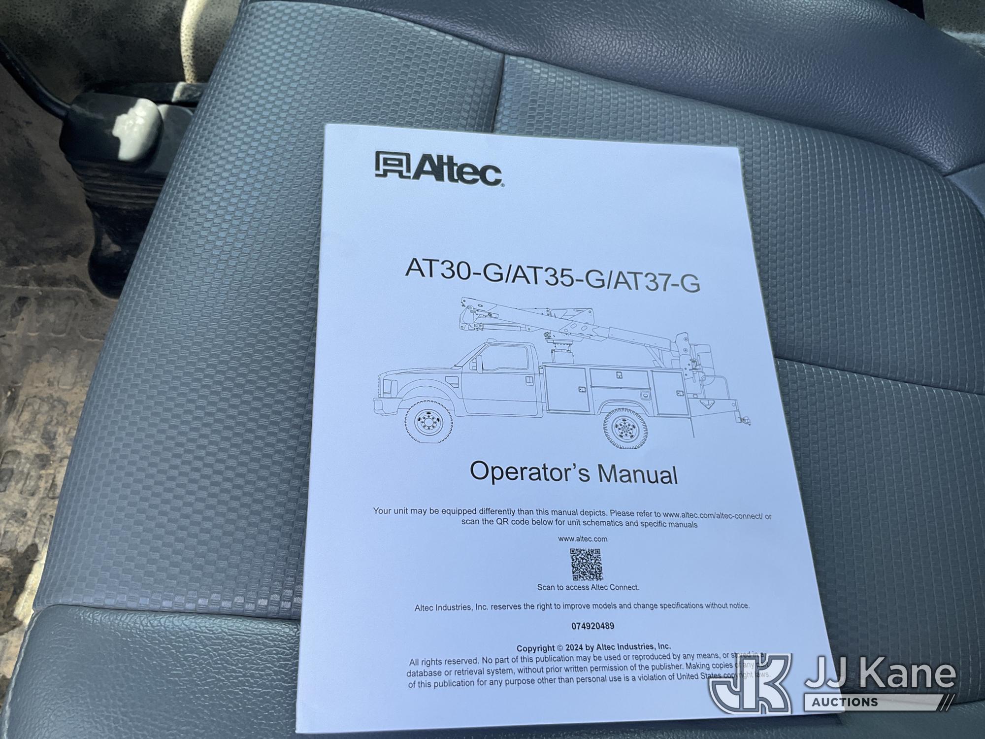 (Kansas City, MO) Altec AT37G, Articulating & Telescopic Bucket Truck mounted behind cab on 2015 For