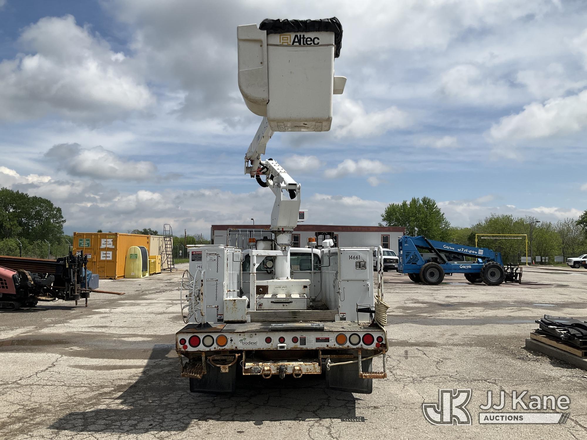(Kansas City, MO) Altec AT37G, Articulating & Telescopic Bucket Truck mounted behind cab on 2015 For