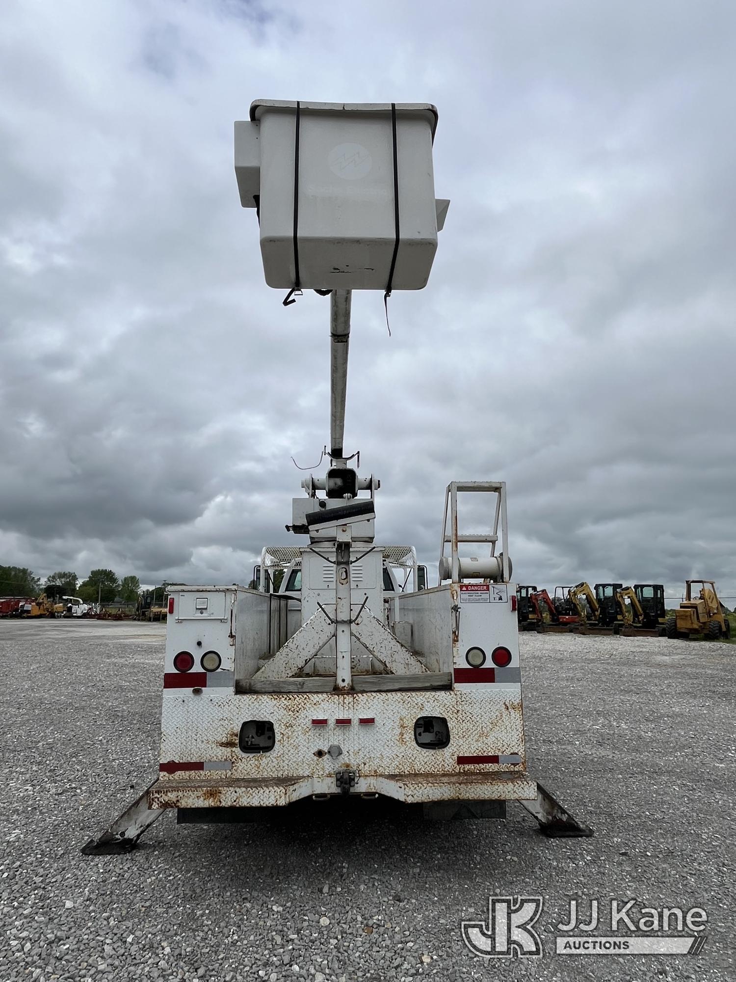 (Hawk Point, MO) Teco V5A-55IP-2TFE2, Bucket Truck rear mounted on 2000 GMC C7H042 Utility Truck Run