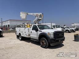 (Odessa, TX) Altec AT200-A, Telescopic Non-Insulated Bucket Truck mounted behind cab on 2012 Ford F4
