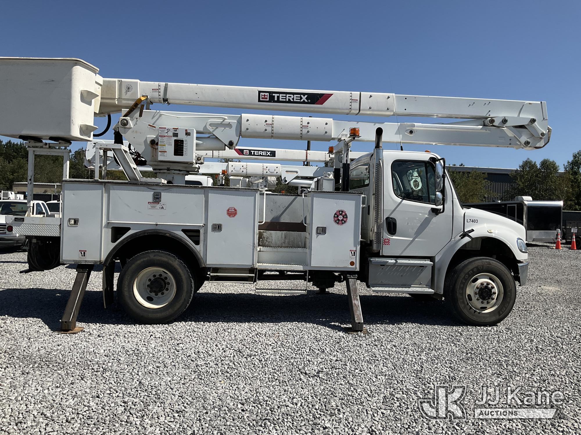 (Covington, LA) HiRanger TC55, Material Handling Bucket Truck rear mounted on 2019 Freightliner M2 1