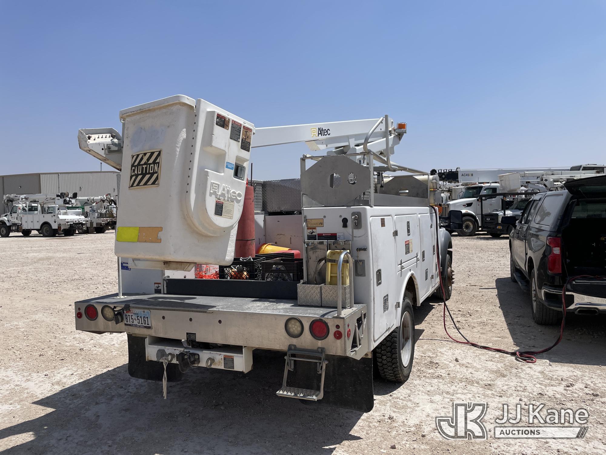 (Odessa, TX) Altec AT200-A, Telescopic Non-Insulated Bucket Truck mounted behind cab on 2012 Ford F4