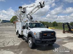 (Kansas City, MO) Altec AT37G, Articulating & Telescopic Bucket Truck mounted behind cab on 2015 For