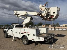 (Tahoka, TX) Altec AT41-M, Articulating & Telescopic Material Handling Bucket Truck mounted behind c