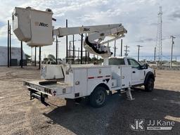 (Tahoka, TX) Altec AT41-M, Articulating & Telescopic Material Handling Bucket Truck mounted behind c