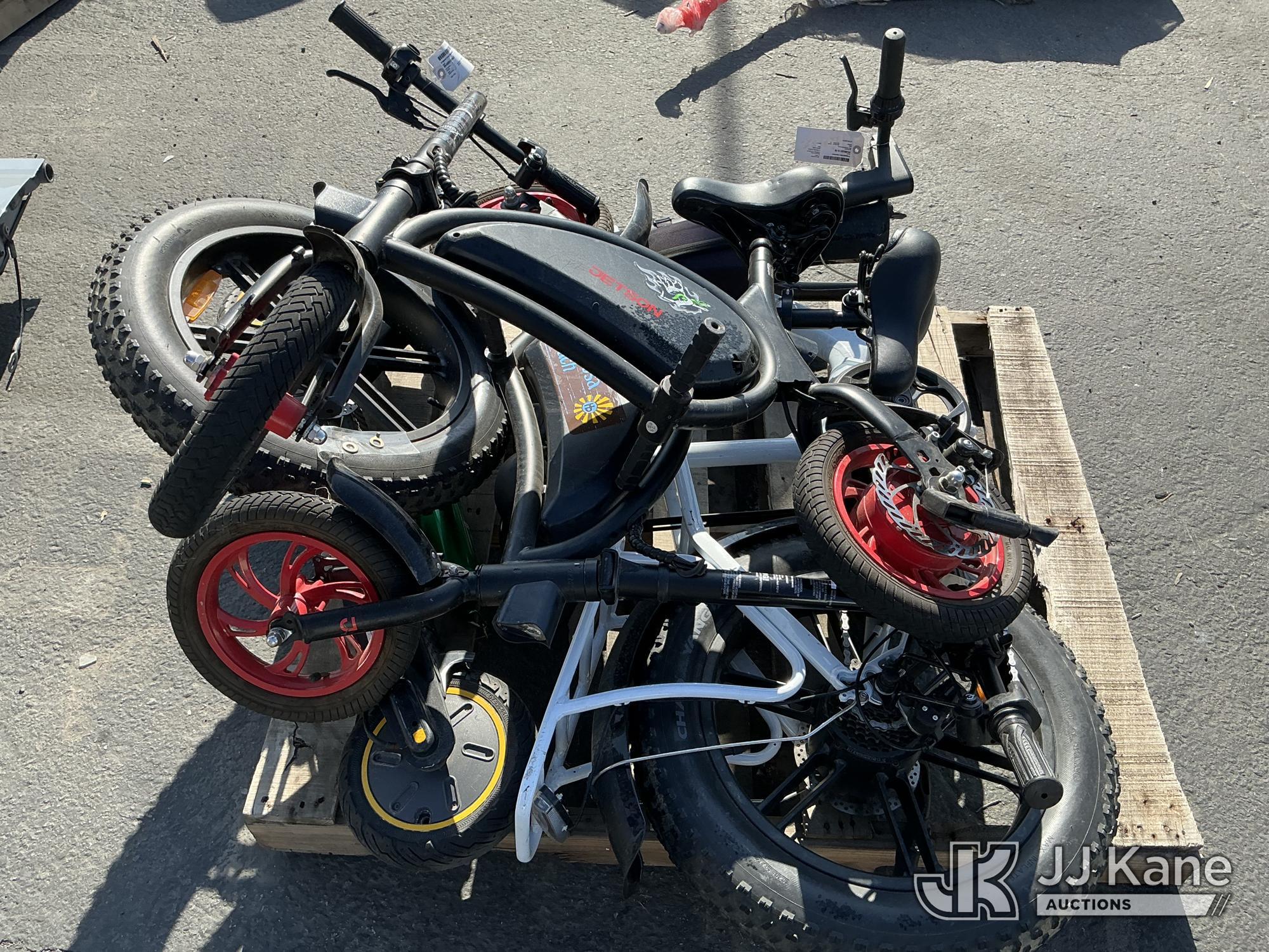 (Jurupa Valley, CA) (1 Pallet) E-Bikes & Scooters No Keys Used