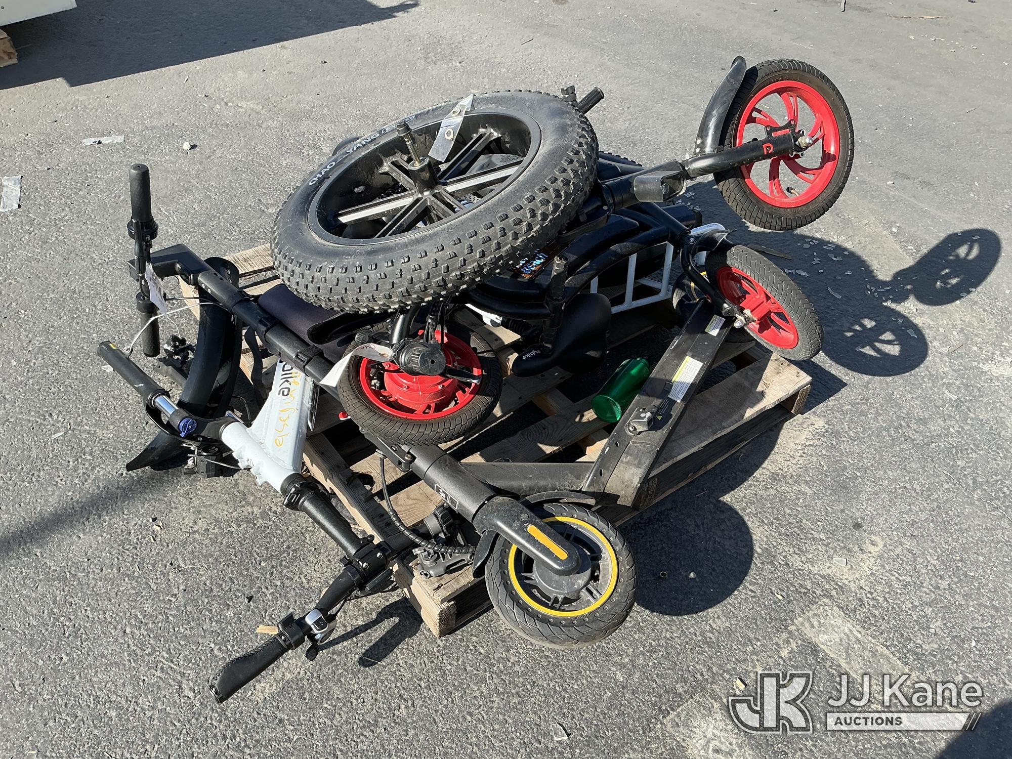 (Jurupa Valley, CA) (1 Pallet) E-Bikes & Scooters No Keys Used