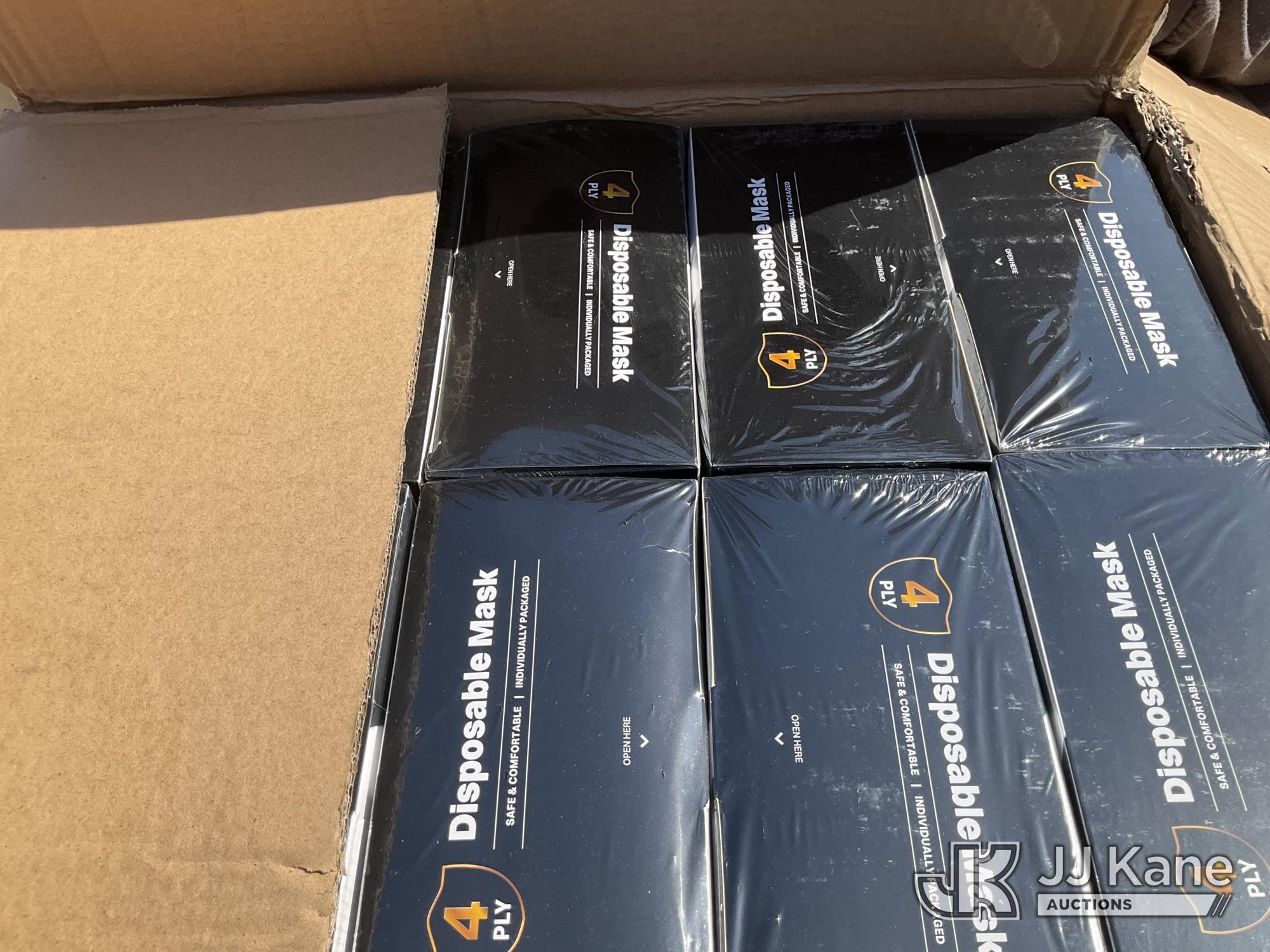 (Jurupa Valley, CA) (1 Pallet) DisposableMasks Open Box