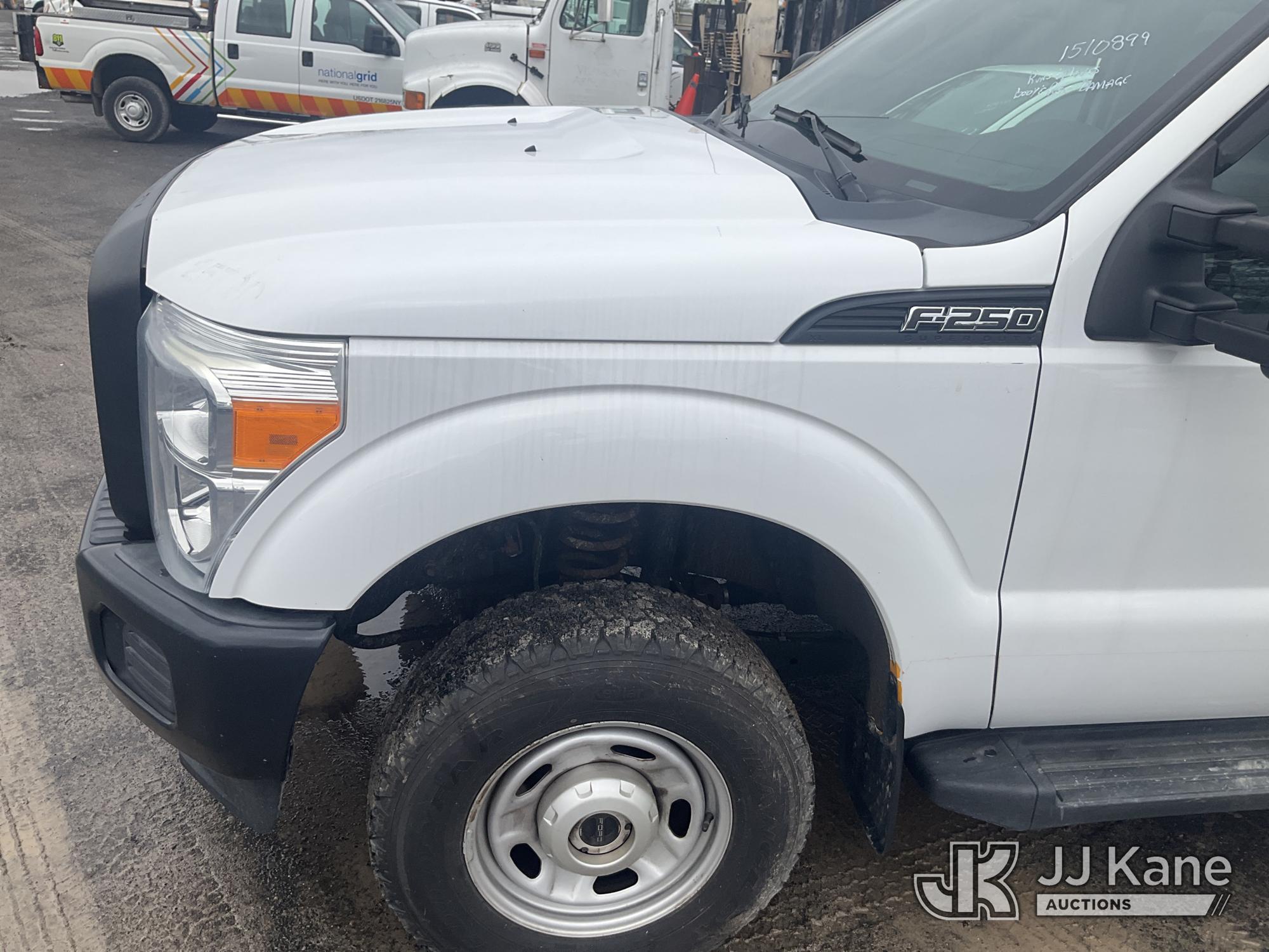 (Rome, NY) 2016 Ford F250 4x4 Extended-Cab Pickup Truck Runs & Moves, Body & Rust Damage