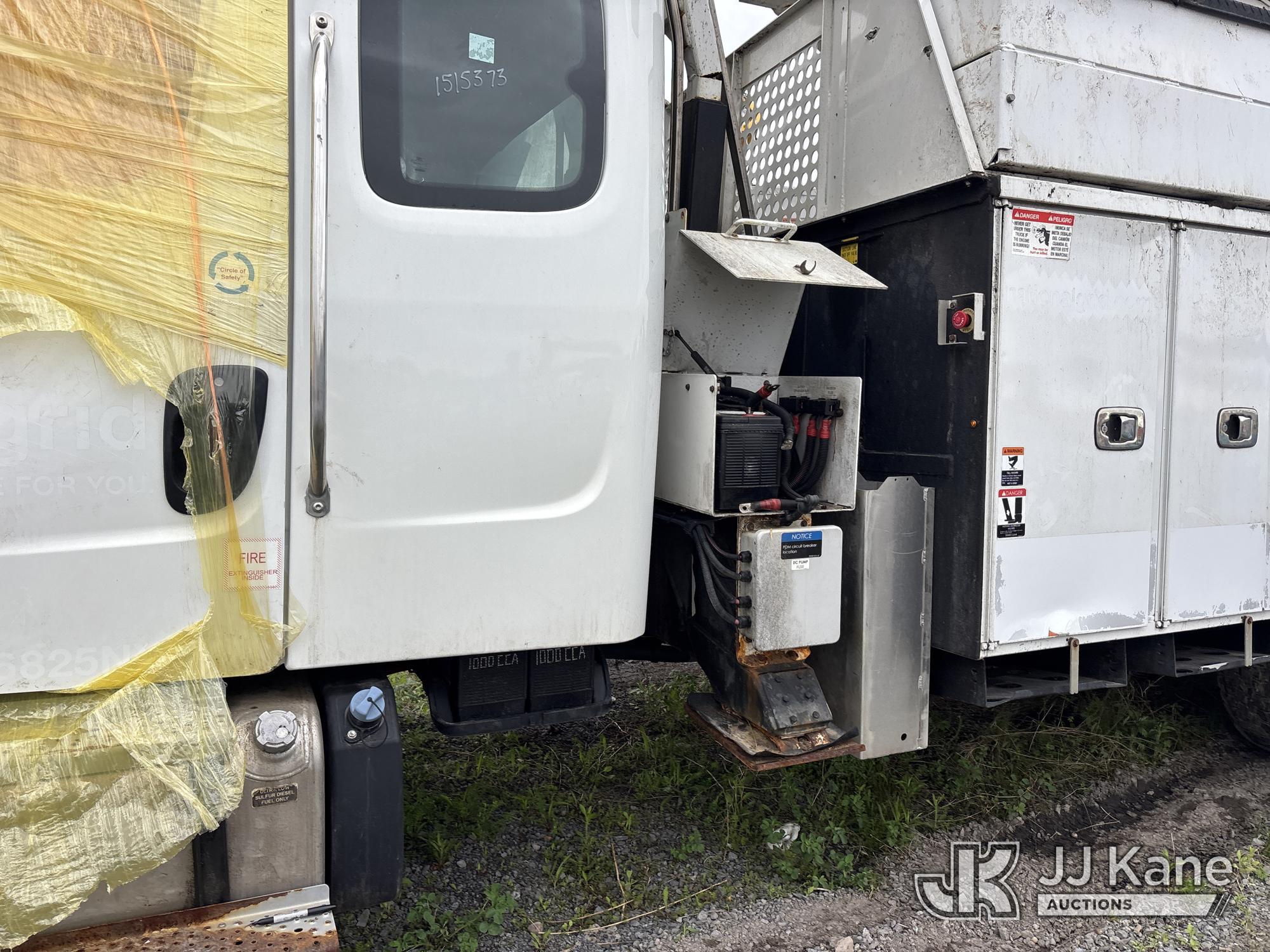 (Rome, NY) DEALER ONLY--Altec AN55E, Material Handling Bucket Truck mounted behind cab on 2019 Freig