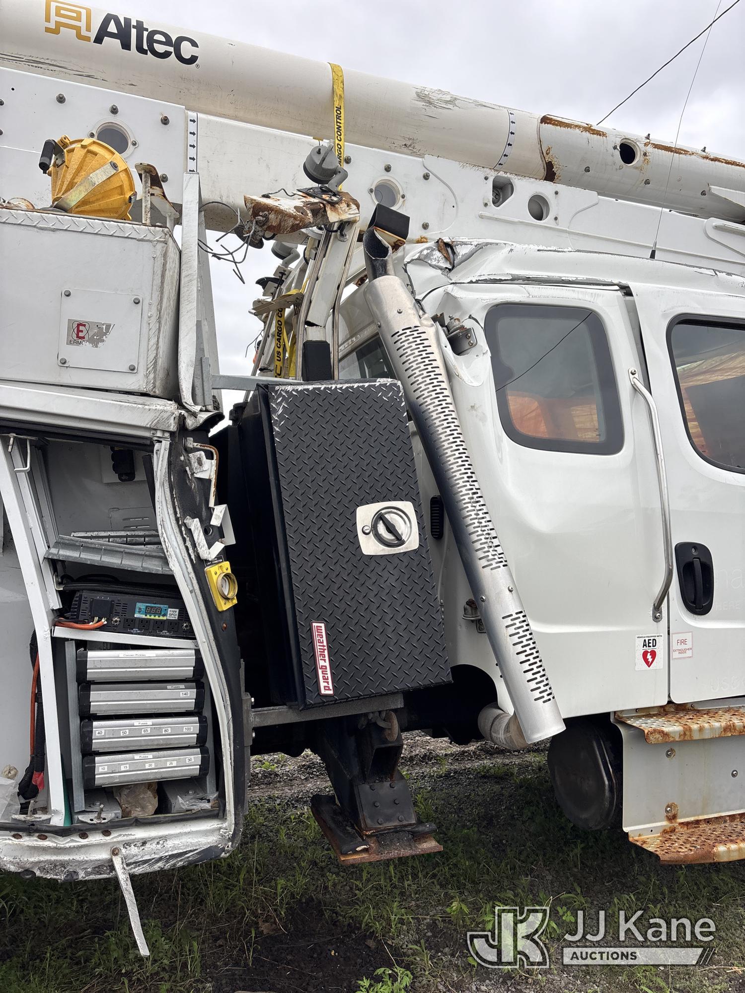 (Rome, NY) DEALER ONLY--Altec AN55E, Material Handling Bucket Truck mounted behind cab on 2019 Freig