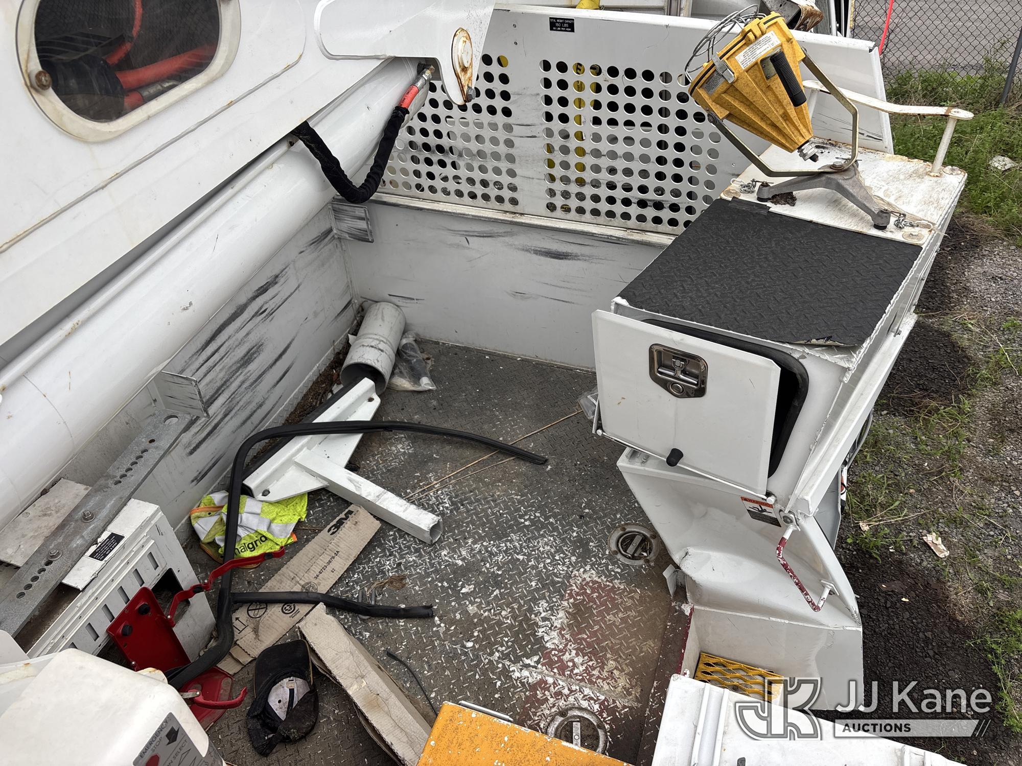 (Rome, NY) DEALER ONLY--Altec AN55E, Material Handling Bucket Truck mounted behind cab on 2019 Freig
