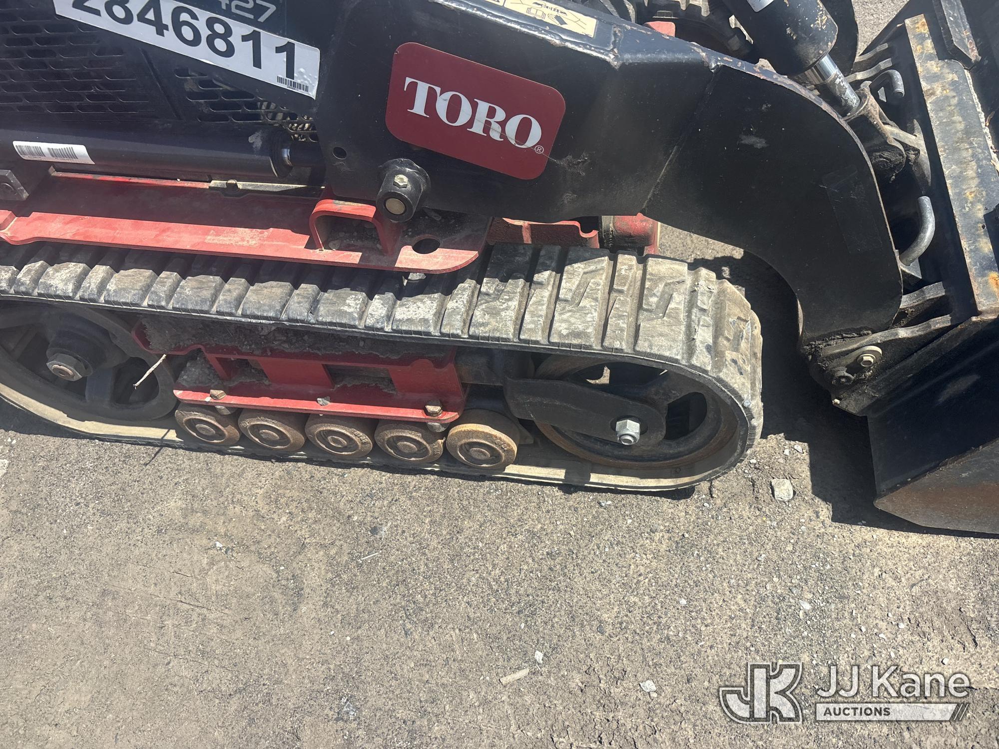 (Rome, NY) 2019 Toro Dingo Stand-Up Crawler Skid Steer Loader, sold with support trailer 1522818 Run