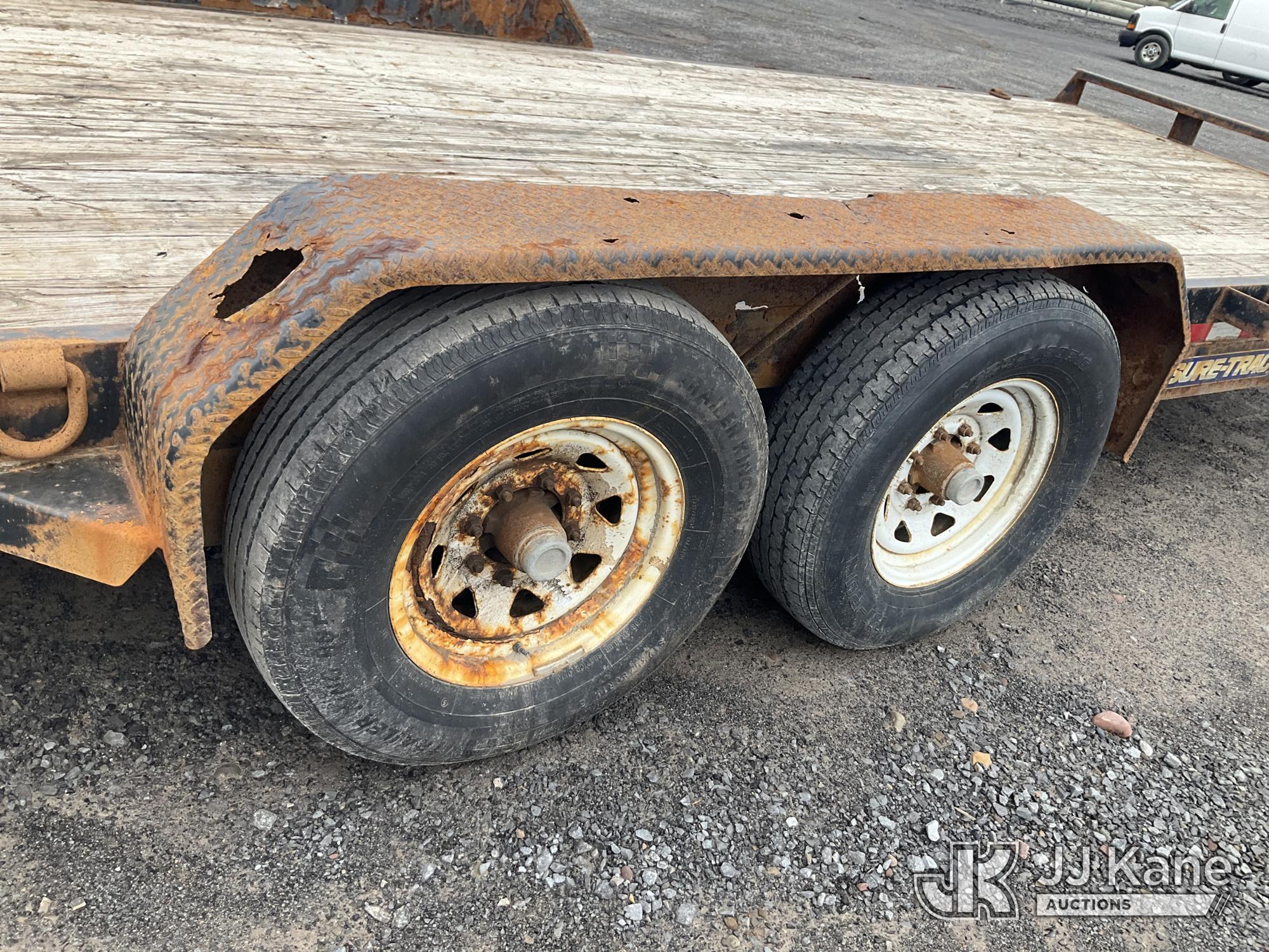 (Rome, NY) 2017 Sure-Trac ST812017-B-14G T/A Tagalong Equipment Trailer Rust Damage