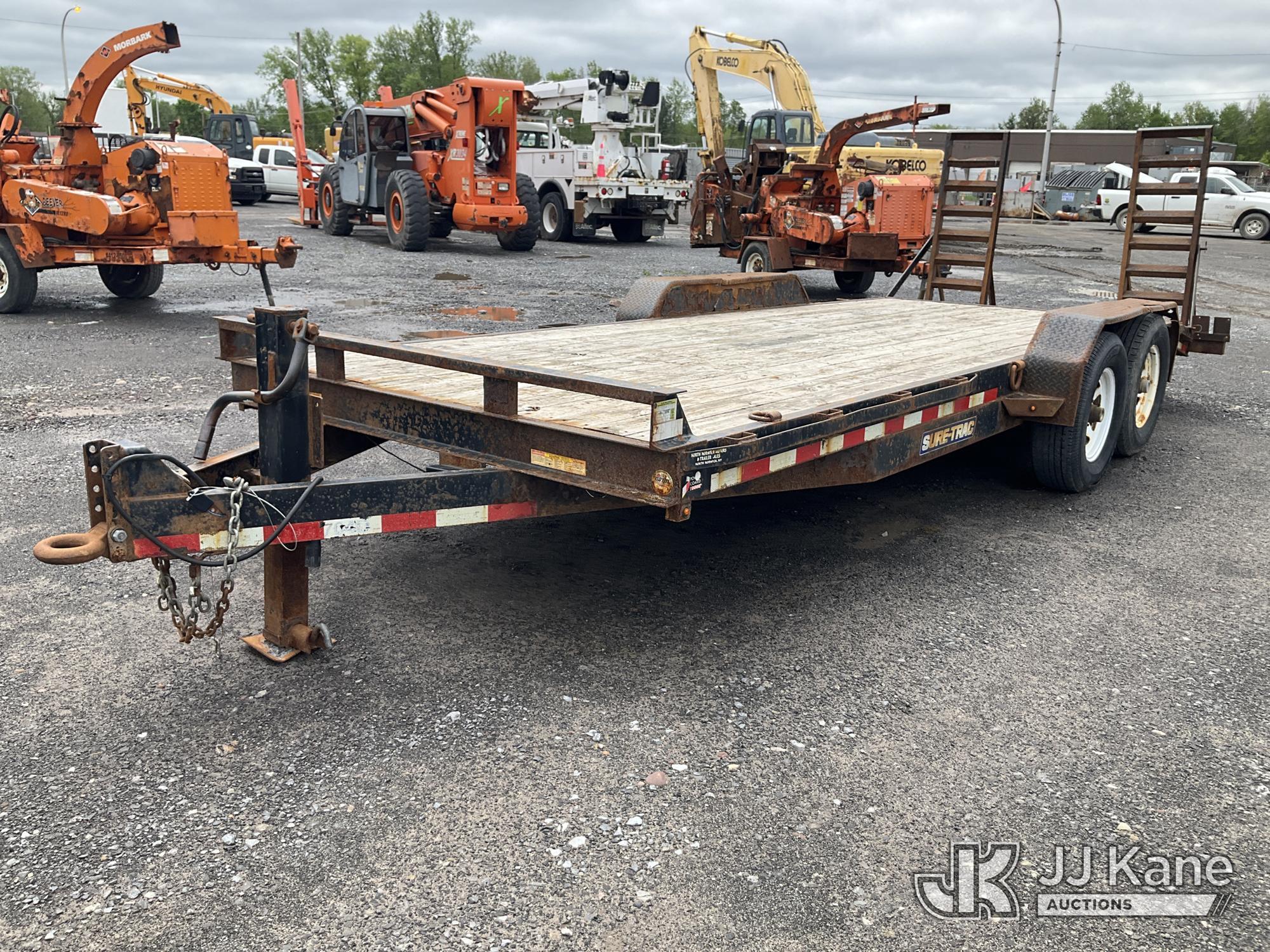 (Rome, NY) 2017 Sure-Trac ST812017-B-14G T/A Tagalong Equipment Trailer Rust Damage