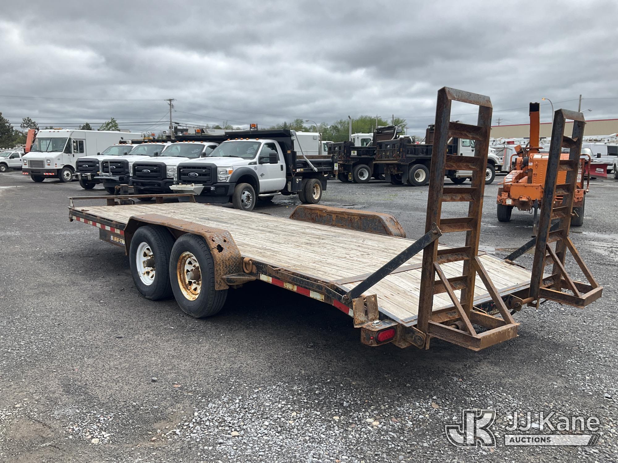 (Rome, NY) 2017 Sure-Trac ST812017-B-14G T/A Tagalong Equipment Trailer Rust Damage